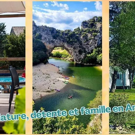 Camping La Residence D'Ete 3 Etoiles Familial Piscine Chauffee Gorges De L Ardeche Saint-Remeze